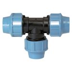 Tee a 90° in Polipropilene PN16 – Raccordo a Compressione per Impianti Acqua