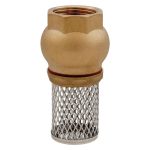 VALVOLA DI FONDO – Ottone, Filtro Inox, Guarnizioni in Fibra e NBR, Attacco ISO 228