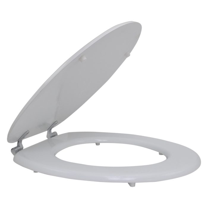 Sedile WC 88266101 ARRIBA bianco con cerniere cromate VILLEROY & BOCH