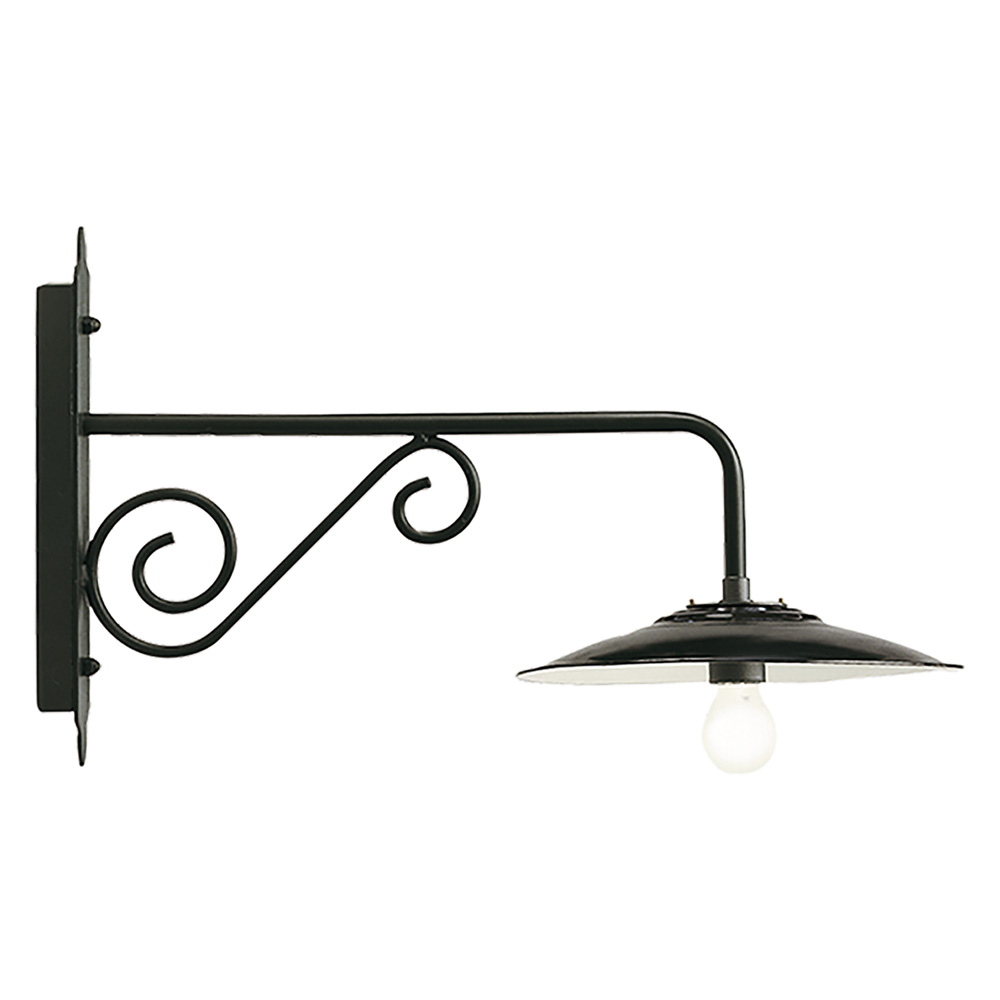 Applique Lunga ANTIQUE Discendente 25W – Lampada da Esterno E27 IP43 in Alluminio