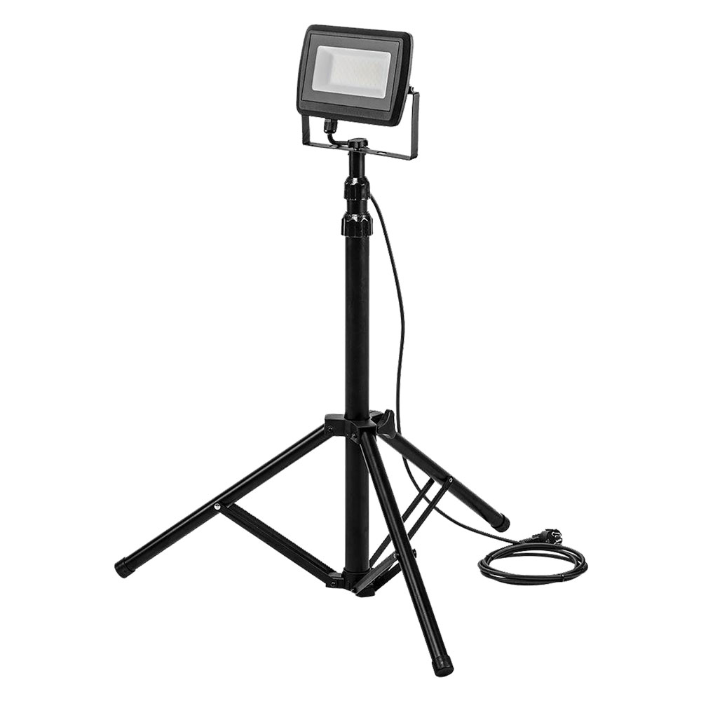 Proiettore LED con Treppiede Telescopico 2×30W – 5400 Lumen IP65