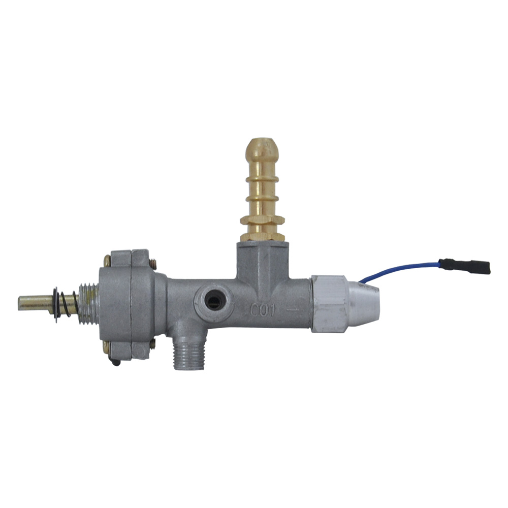 Rubinetto Valvolato per Stufa a Gas – Ricambio in Alluminio di Alta Qualità