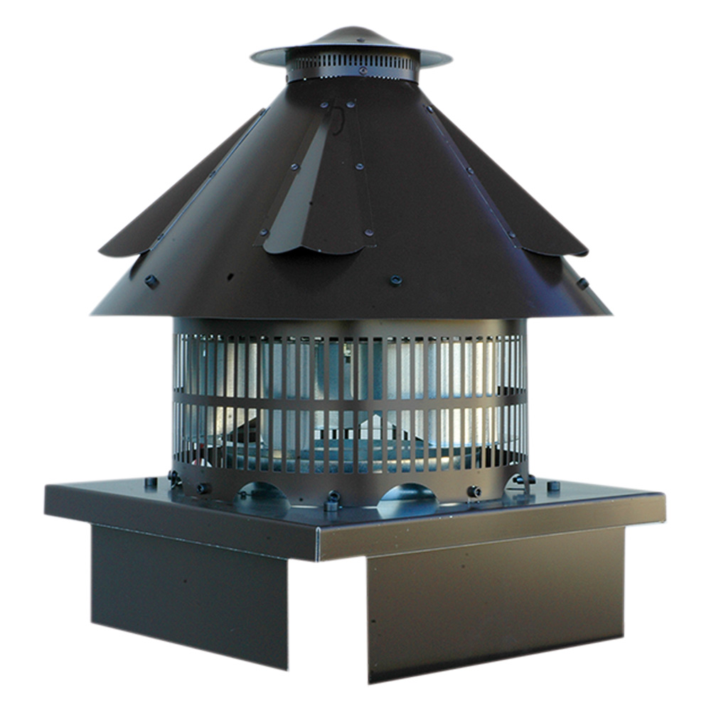 FUMAIOLO ELETTRICO ASPIRAFUMO RADIANTE – Da 30 a 40 cm | Variatore di Velocità, Attacco Quadro