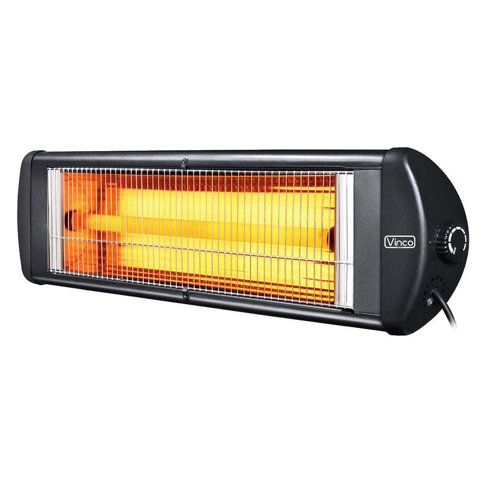 STUFA INFRAROSSI DA PARETE 70167 – 2500W, IP55, Riscaldamento Esterno 20-30 m²