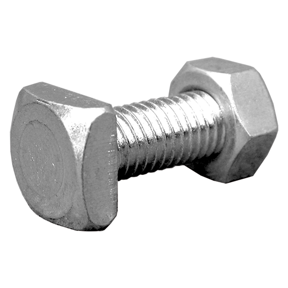 SA0008 Bullone con Dado per Cavalletto e Collari – Set da 4 Pezzi per Segnali su Palo - immagine 1