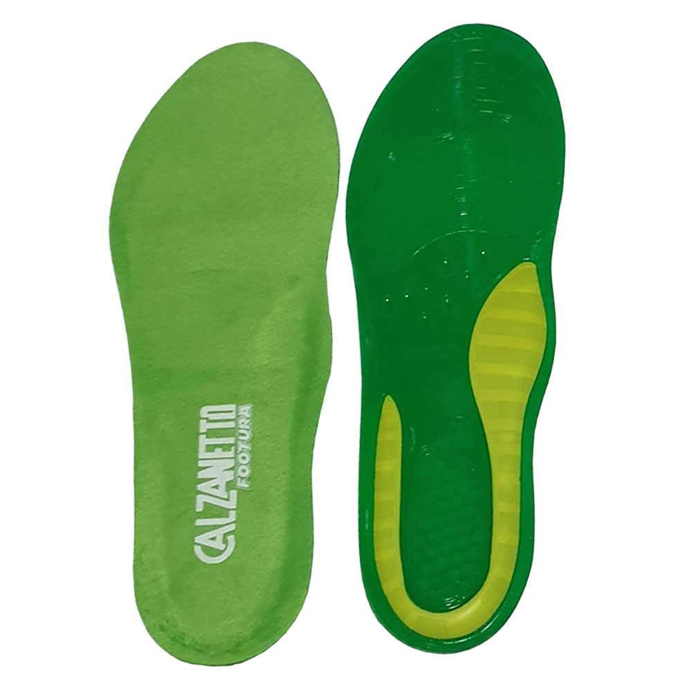 SOLETTA PER SCARPE 'FOOTURA EVERYDAY GEL' – Plantare Gel Antishock Anatomico in Microsuede Riciclato