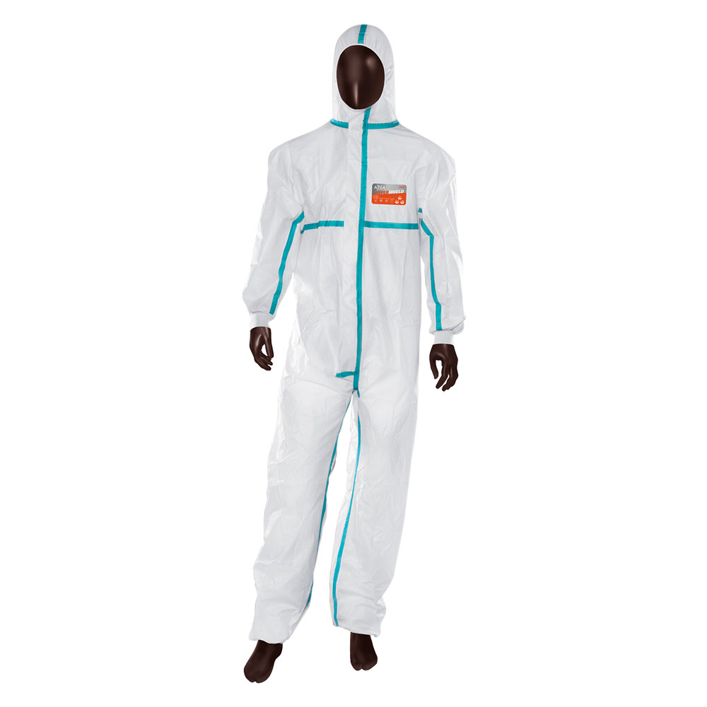 Tuta di Protezione Traspirante Tipo 4/5/6 – Categoria III per Polveri e Schizzi Chimici