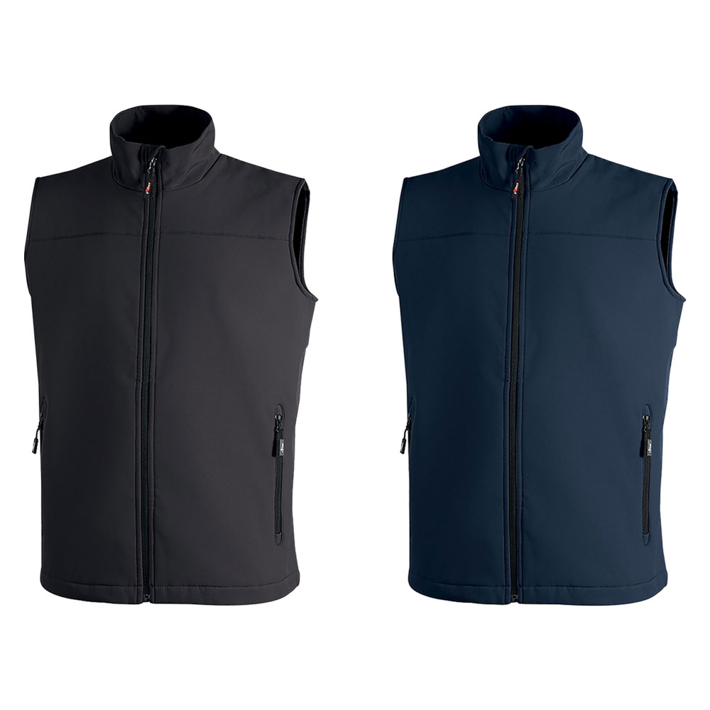 GILET DUBLINO – Gilet Softshell Antivento e Idrorepellente 320 g/m²