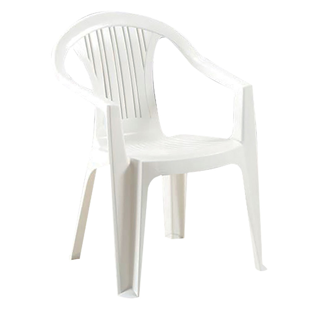 Sedia in Polipropilene Ratak Impilabile – Sedia da Giardino Resistente