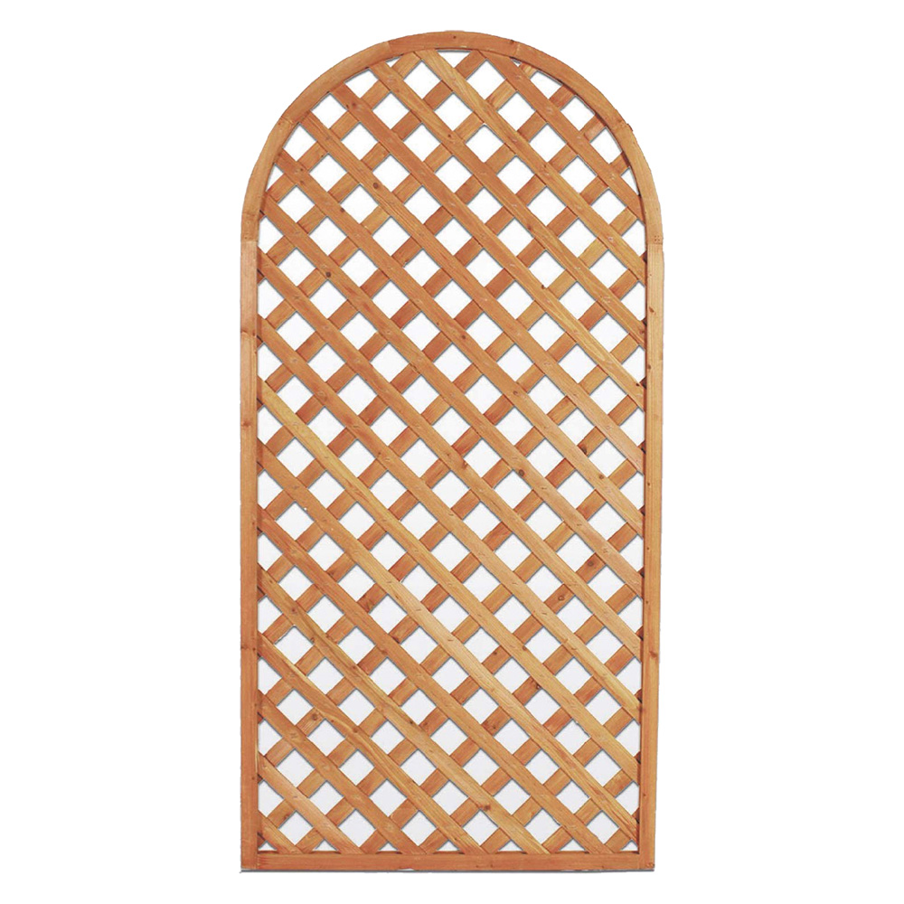 PANNELLO AD ARCO TOLUCA 90x180 cm – Grigliato in Legno di Pino Impregnato per Giardino e Terrazzo