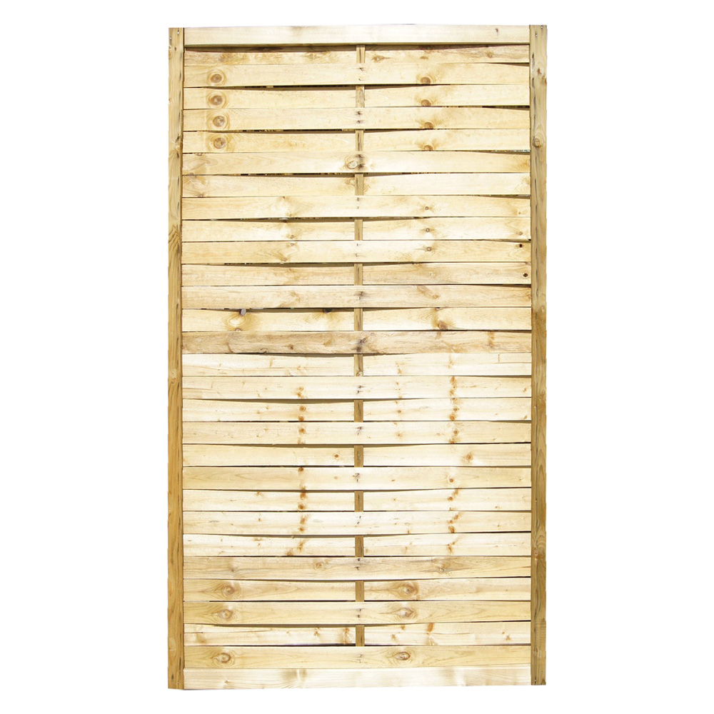 Pannello Frangivento in Legno 90x180 cm Pino Impregnato per Privacy Esterni