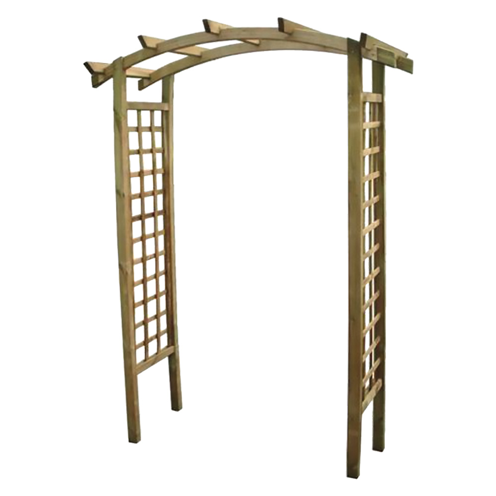 Pergola Doppia in Legno 1,8×0,7 m h 2,2 – Pino Impregnato in Autoclave