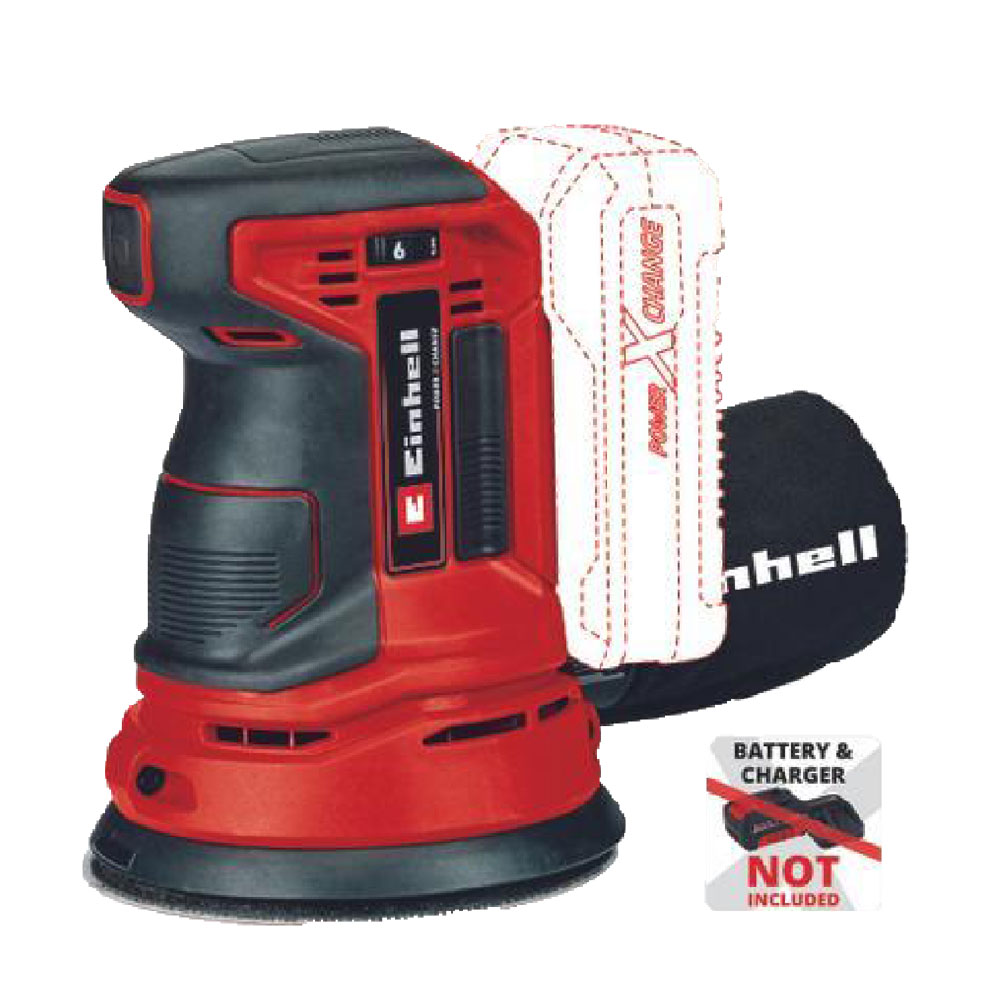 LEVIGATRICE ROTORBITALE A BATTERIA 'TE-RS 18 LI SOLO' – 18V, Platorello Ø 125 mm