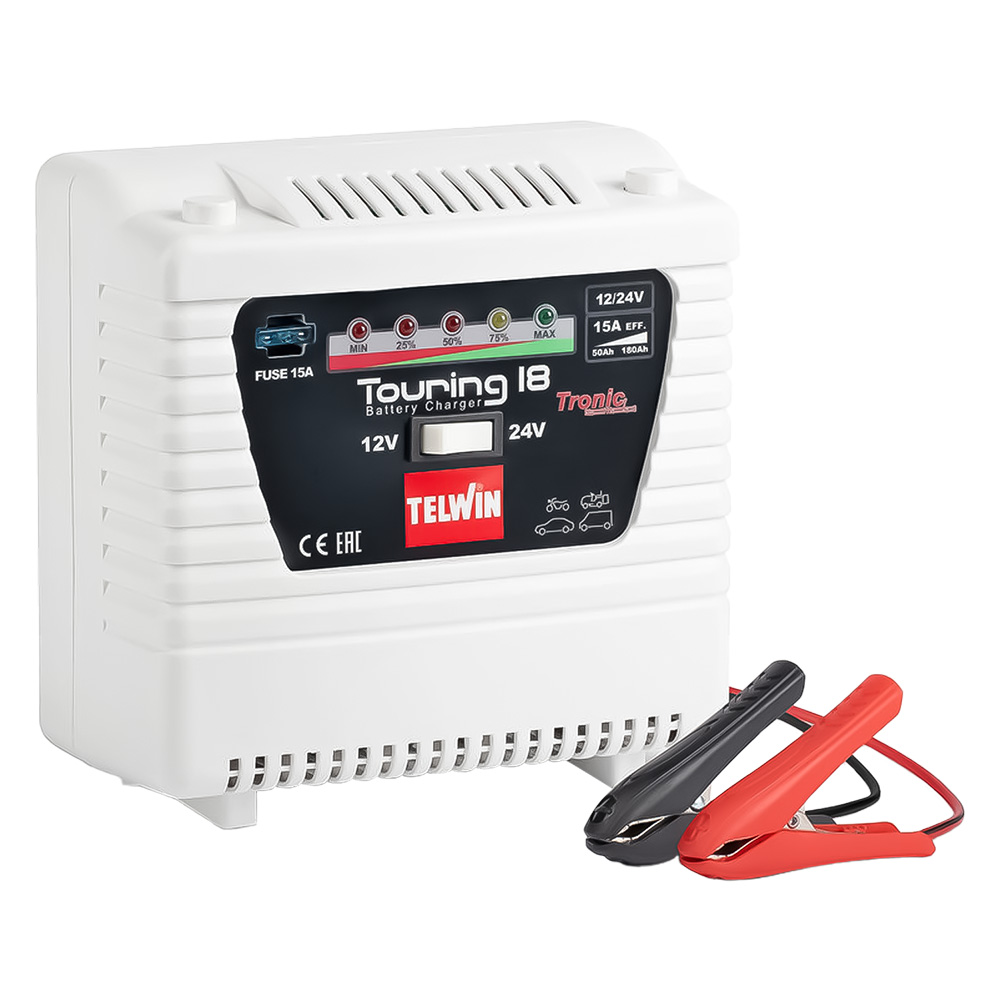 Caricabatteria Touring 18 12/24V – Controllo Elettronico Tronic