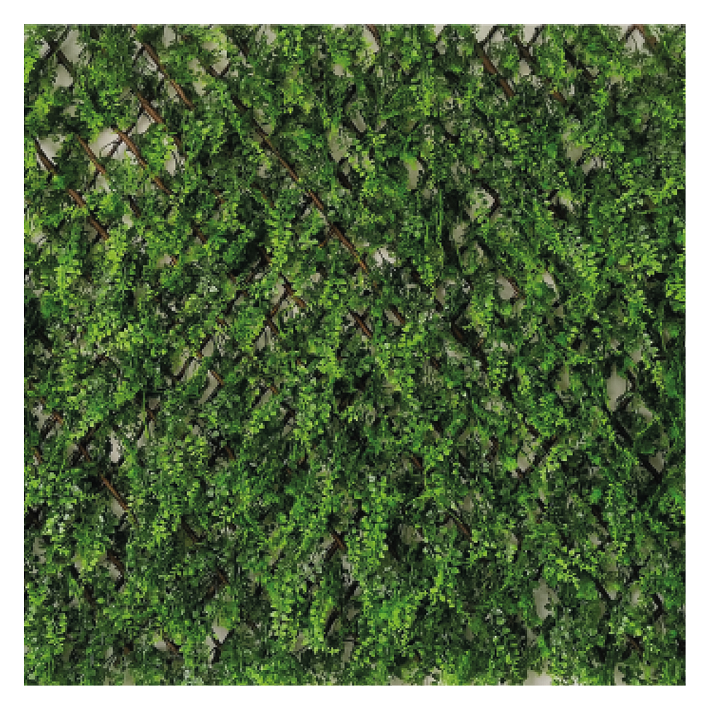 SIEPE ARTIFICIALE STECCATO E ERBA 1 × 2 m