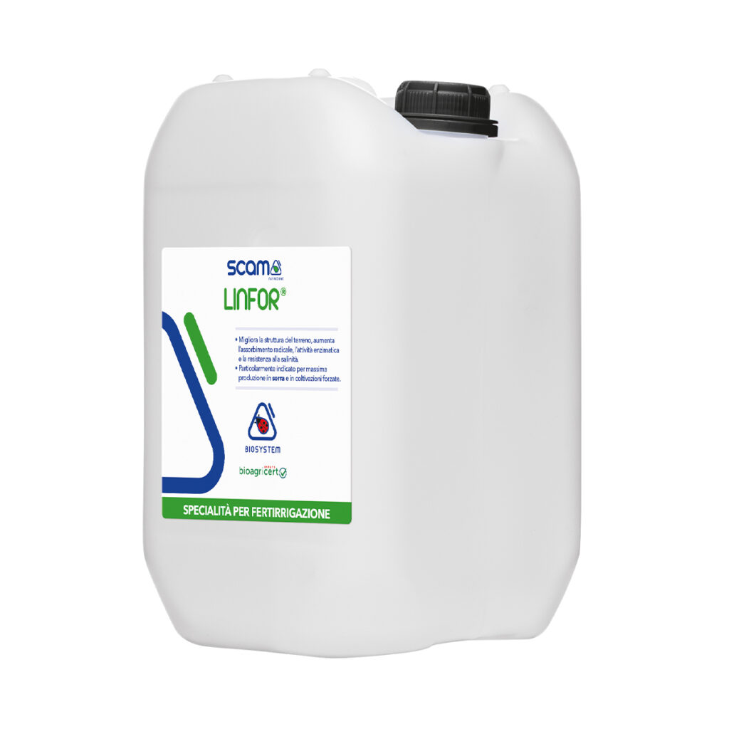 linfor LINFOR biosystem Concime Organico Azotato Fluido 6.1% – Carniccio Liquido per Fertirrigazione 20 kg - immagine 1