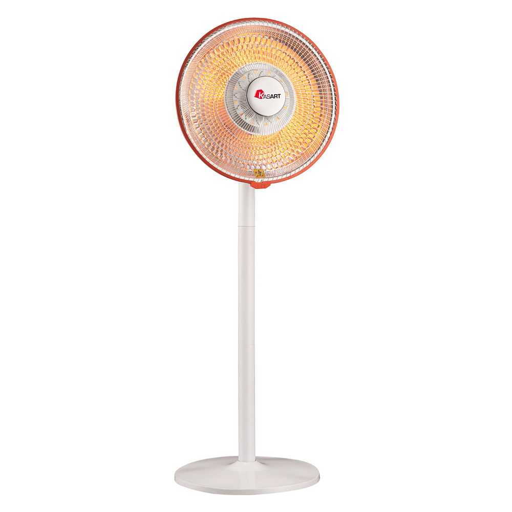 Stufa a parabola con resistenza in fibra di carbonio 500/1100 W oscillante